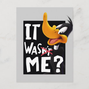DAFFY DUCK™ - Es war nicht ich / war ich Postkarte