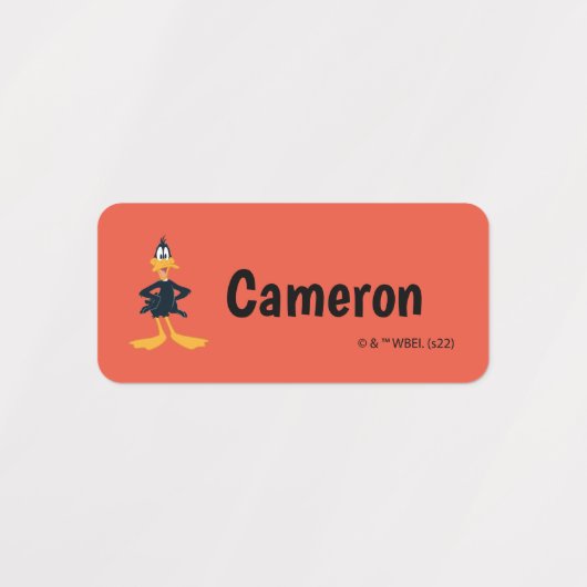 DAFFY DUCK™ ETIKETTEN (Design 1)