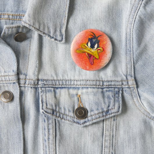 DAFFY DUCK™ in Orange Button (Beispiel)