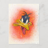 DAFFY DUCK™ in Orange Postkarte (Vorderseite)