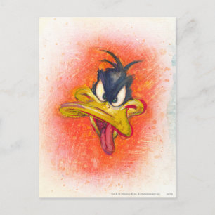 DAFFY DUCK™ in Orange Postkarte