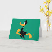 DAFFY DUCK™ ist verrückt Karte (Gelbe Blume)
