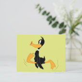DAFFY DUCK™ ist verrückt Postkarte (Stehend Vorderseite)