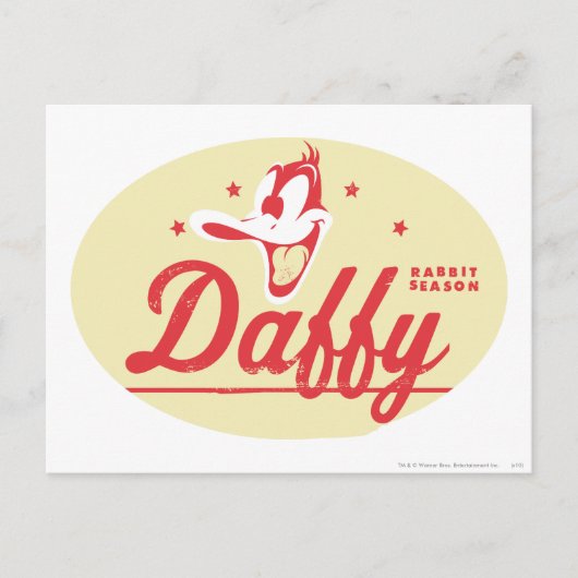 DAFFY DUCK™ Kaninchensaison Postkarte (Vorderseite)