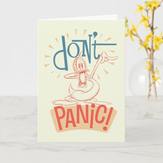 DAFFY DUCK™ | Keine Panik! Karte (Gelbe Blume)