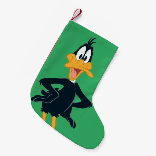 DAFFY DUCK™ KLEINER WEIHNACHTSSTRUMPF (Vorderansicht (hängend))