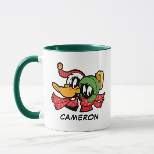 DAFFY DUCK™ & MARVIN MARTIAN™ "Ho Ho Ho!" Tasse (Links)