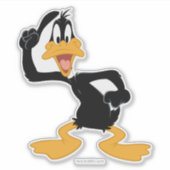 DAFFY DUCK™ mit einer großartigen Idee Aufkleber (Vorderseite)
