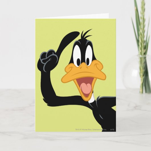 DAFFY DUCK™ mit einer großartigen Idee Karte (Vorderseite)