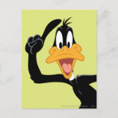 DAFFY DUCK™ mit einer großartigen Idee Postkarte (Vorderseite)