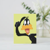 DAFFY DUCK™ mit einer großartigen Idee Postkarte (Stehend Vorderseite)