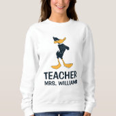 DAFFY DUCK™ mit überfülltem Waffenlehrer Sweatshirt (Vorderseite)