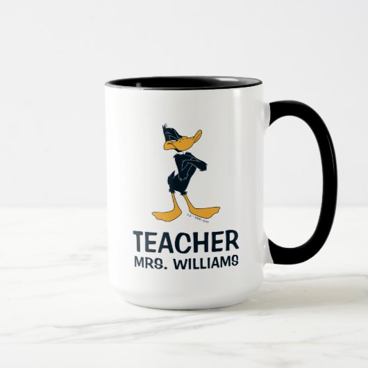 DAFFY DUCK™ mit überfülltem Waffenlehrer Tasse (Rechts)