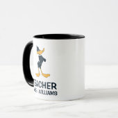 DAFFY DUCK™ mit überfülltem Waffenlehrer Tasse (Vorderseite Links)