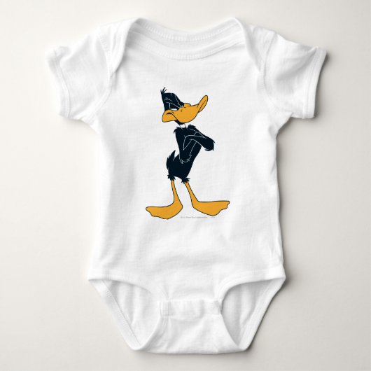 DAFFY DUCK™ mit überlaufenen Waffen Baby Strampler (Vorderseite)