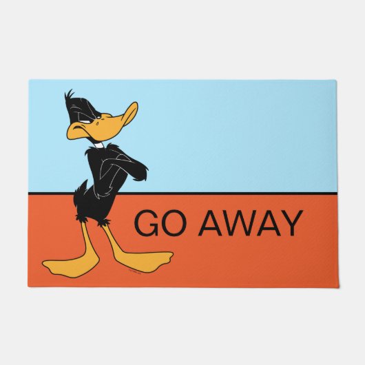 DAFFY DUCK™ mit überlaufener Farbe für Waffen Fußmatte (Vorderseite)