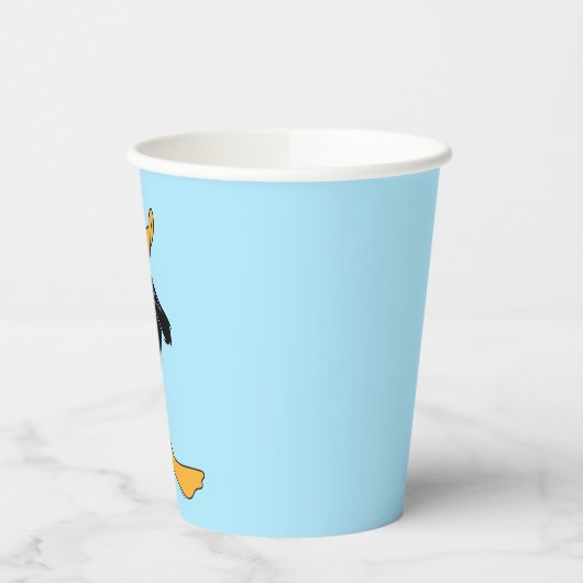 DAFFY DUCK™ mit überlaufener Farbe für Waffen Pappbecher (Links)