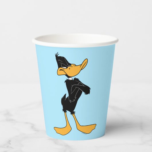 DAFFY DUCK™ mit überlaufener Farbe für Waffen Pappbecher (Vorderseite)