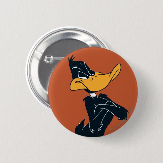 DAFFY DUCK™ mit überquerten Waffen Button (Vorne & Hinten)