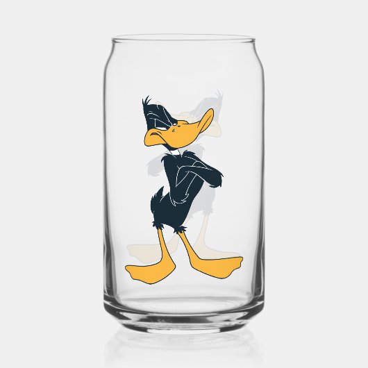 DAFFY DUCK™ mit überquerten Waffen Dosenglas (Vorderseite)