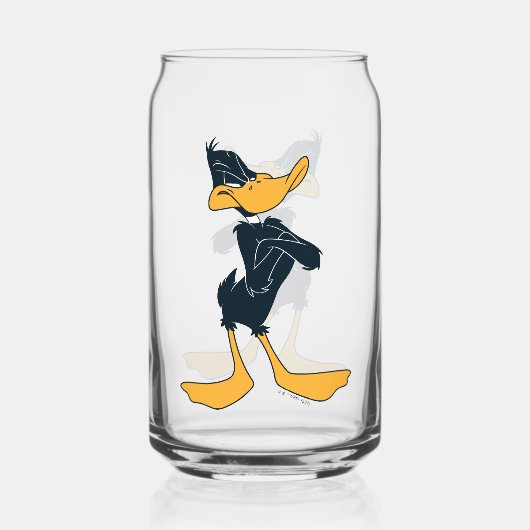 DAFFY DUCK™ mit überquerten Waffen Dosenglas (Rückseite)