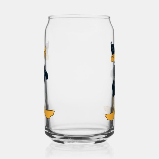 DAFFY DUCK™ mit überquerten Waffen Dosenglas (Rechts)