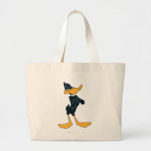 DAFFY DUCK™ mit überquerten Waffen Jumbo Stoffbeutel (Vorne)
