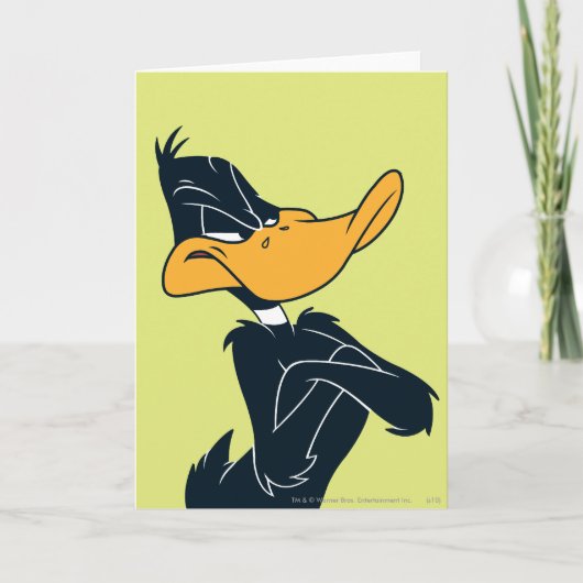 DAFFY DUCK™ mit überquerten Waffen Karte (Vorderseite)