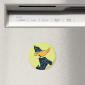 DAFFY DUCK™ mit überquerten Waffen Magnet (In Situ (Geschirrspüler))