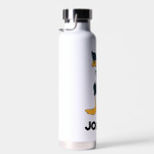 DAFFY DUCK™ mit überquerten Waffen | Name hinzufüg Trinkflasche (Rechts)