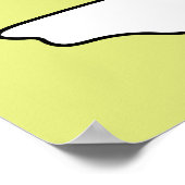 DAFFY DUCK™ mit überquerten Waffen Poster (Ecke)