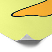 DAFFY DUCK™ mit überquerten Waffen Poster (Ecke)