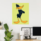 DAFFY DUCK™ mit überquerten Waffen Poster (Heimbüro)