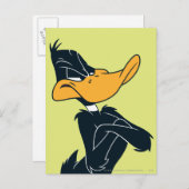 DAFFY DUCK™ mit überquerten Waffen Postkarte (Vorne/Hinten)