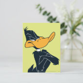 DAFFY DUCK™ mit überquerten Waffen Postkarte (Stehend Vorderseite)