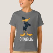 DAFFY DUCK™ mit überquerten Waffen T-Shirt (Vorderseite)