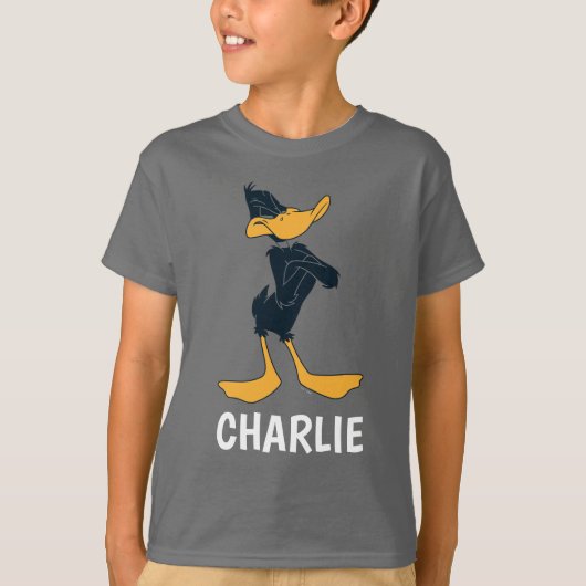 DAFFY DUCK™ mit überquerten Waffen T-Shirt (Vorderseite)