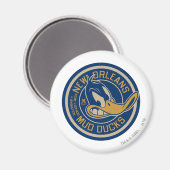 DAFFY DUCK™ Mud Ducks Round-Logo Magnet (Vorderseite/Rückseite)
