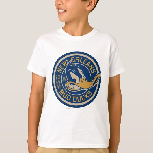 DAFFY DUCK™ Mud Ducks Round-Logo T-Shirt (Vorderseite)