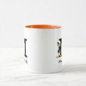 DAFFY DUCK™ Name und Monogramm hinzufügen Tasse (Zentrum)