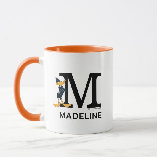 DAFFY DUCK™ Name und Monogramm hinzufügen Tasse (Links)