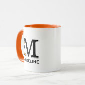 DAFFY DUCK™ Name und Monogramm hinzufügen Tasse (Vorderseite Links)