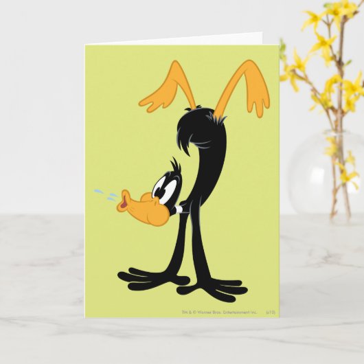 DAFFY DUCK™ Pfeifen Karte (Gelbe Blume)