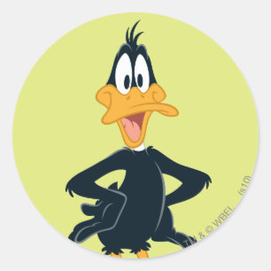 DAFFY DUCK™ RUNDER AUFKLEBER