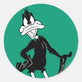 DAFFY DUCK™ RUNDER AUFKLEBER (Vorderseite)
