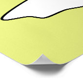 DAFFY DUCK™ Shocked and Point Poster (Ecke)