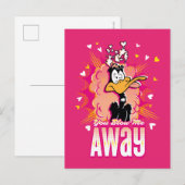 DAFFY DUCK™ - Sie blasen mich weg Feiertagspostkarte (Vorne/Hinten)