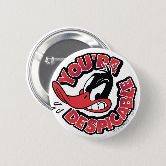 DAFFY DUCK™ - Sie sind verächtlich Button (Vorne & Hinten)