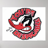 DAFFY DUCK™ - Sie sind verächtlich Poster (Vorne)