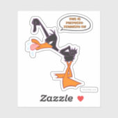 DAFFY DUCK™-Sprechblase Aufkleber (Blatt)
